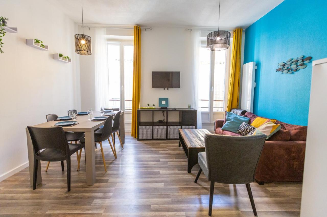 Appartement Bleu Caraibes T4 Proche Gare Et Vieux Port Marseille Exterior photo